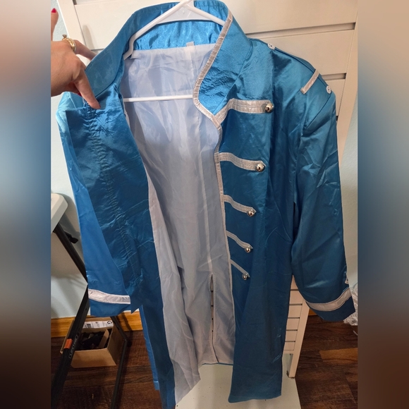 Men's Beatles Sgt. Pepper's Blue Long Coat (Paul McCartney) Beatles Costume - Picture 9 of 9